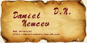Daniel Nemčev vizit kartica
